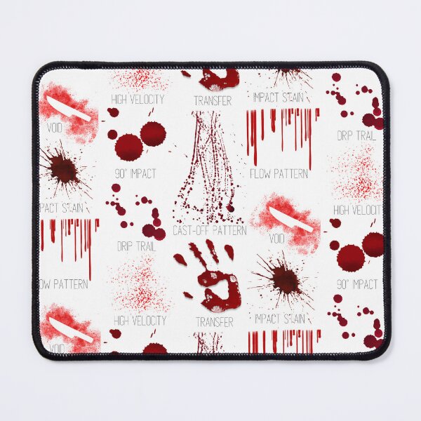 Item preview, Bloodstain Chart Sticker designed and sold by SceneOfTheCrime.