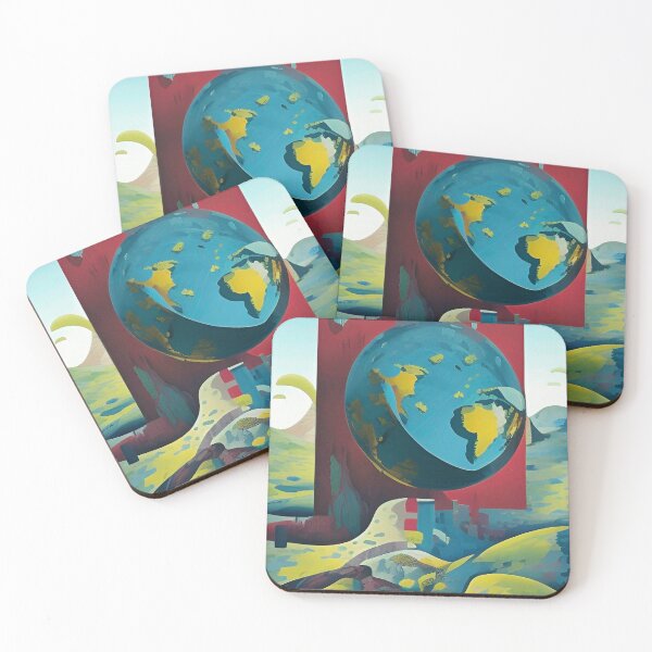 Item preview, Flat Earth. Modern art designed and sold by rolffimages.
