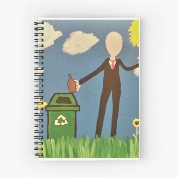 Item preview, Slenderman recycling  designed and sold by Quirkycuties.