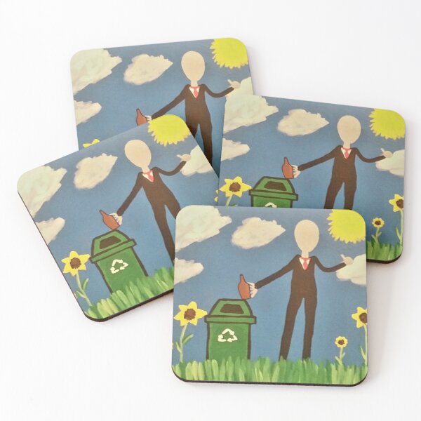 Item preview, Slenderman recycling  designed and sold by Quirkycuties.