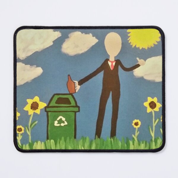 Item preview, Slenderman recycling designed and sold by Quirkycuties.