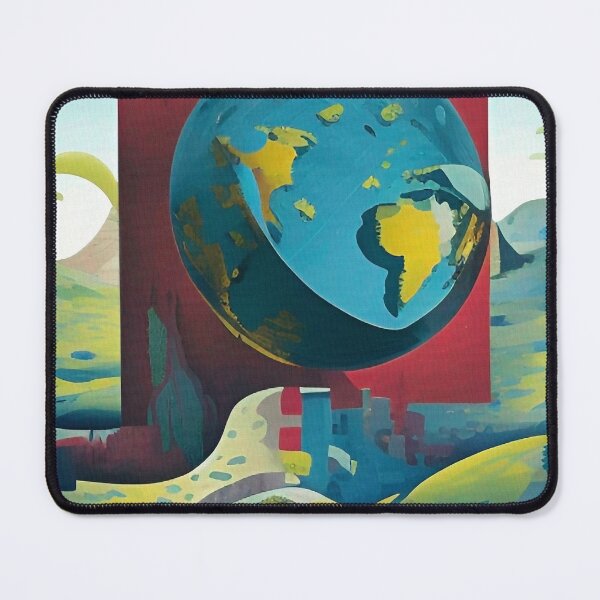Item preview, Flat Earth. Modern art designed and sold by rolffimages.