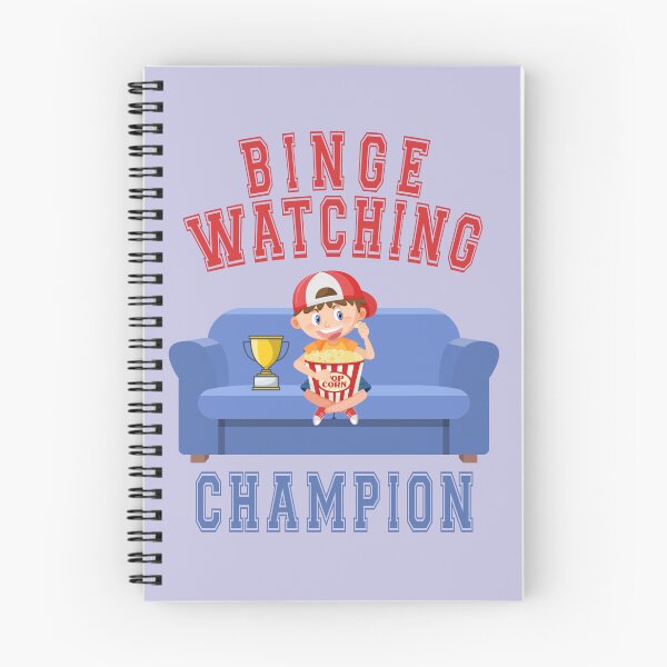 Item preview, Binge Watching Champion designed and sold by Blended Designs ⭐⭐⭐⭐⭐.