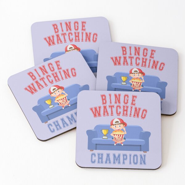 Item preview, Binge Watching Champion designed and sold by Blended Designs ⭐⭐⭐⭐⭐.