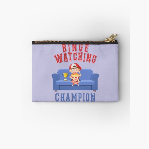 Item preview, Binge Watching Champion designed and sold by Blended Designs ⭐⭐⭐⭐⭐.