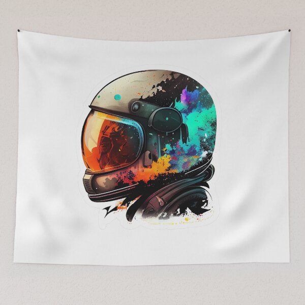 Artikelvorschau, Beautiful Colorful Helmet entworfen und verkauft von MrBadDream.