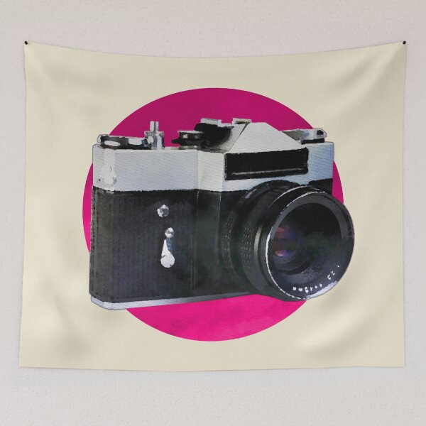 Item preview, Vintage camera in watercolor designed and sold by thelazypigeon.