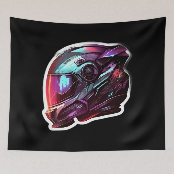 Item preview, Cyberpunk Futuristic Helmet designed and sold by beluxe.