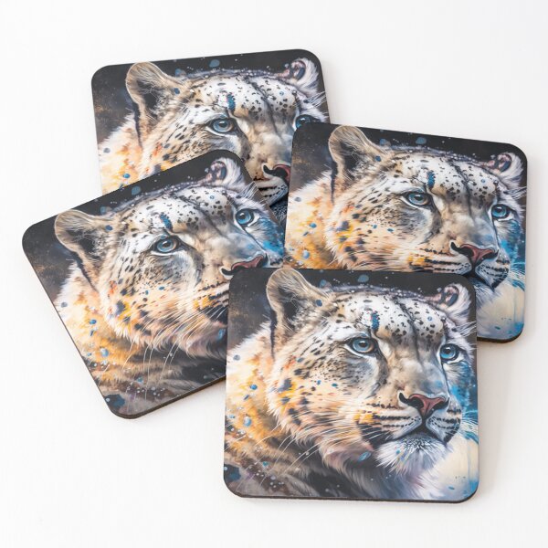 Item preview, Dreamy Snow Leopard designed and sold by wildlifezen.