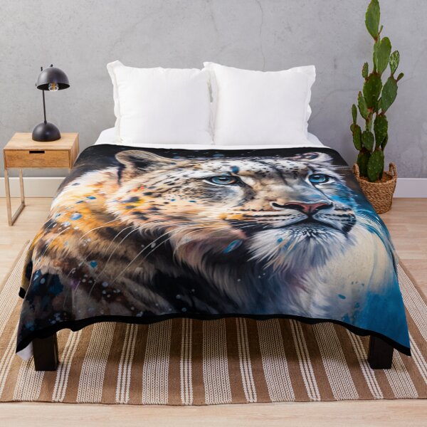 Item preview, Dreamy Snow Leopard designed and sold by wildlifezen.