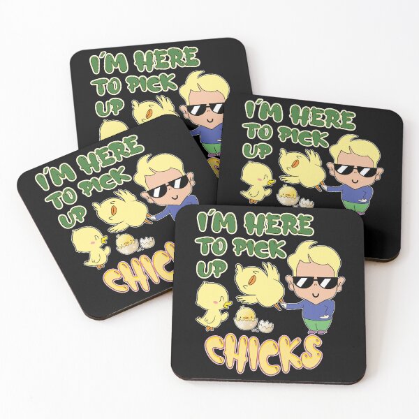 Item preview, Here to Pick Up Chicks - Party Lover designed and sold by RailoImage.