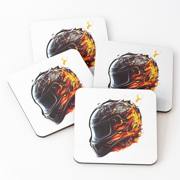 Artikelvorschau, Ghost Biker Fire Helmet entworfen und verkauft von MrBadDream.
