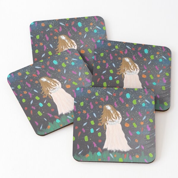 Item preview, Bent Neck Lady "The rest is confetti" designed and sold by Quirkycuties.