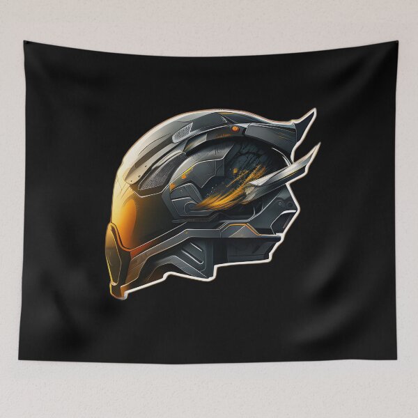 Item preview, Cyberpunk Futuristic Helmet designed and sold by beluxe.