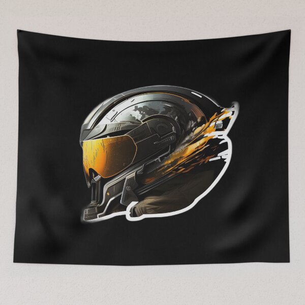 Item preview, Cyberpunk Futuristic Helmet designed and sold by beluxe.