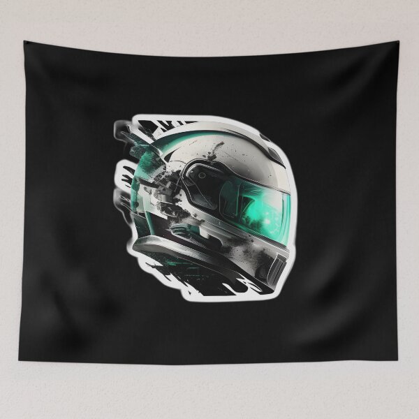 Item preview, Cyberpunk Futuristic Helmet designed and sold by beluxe.