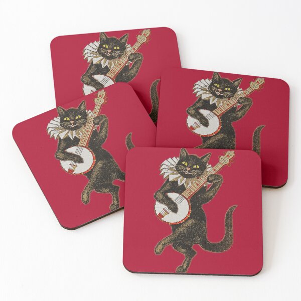 Item preview, Banjo Playing Cat  designed and sold by Gile-Shop.