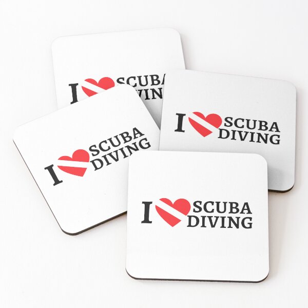 Item preview, I LOVE Scuba Diving Flag designed and sold by Nostraw.
