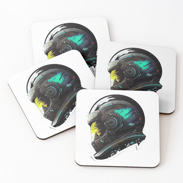 Artikelvorschau, Amazing Stylish Green and Black Cool Helmet entworfen und verkauft von MrBadDream.