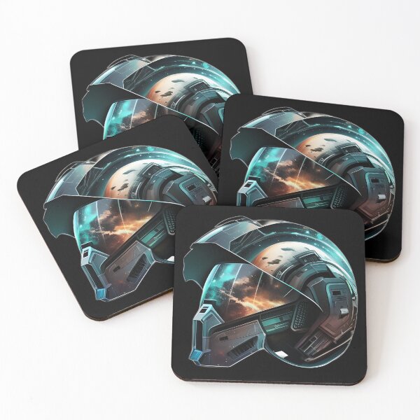 Item preview, Cyberpunk Futuristic Helmet designed and sold by beluxe.