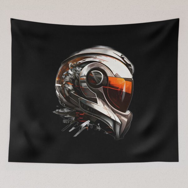 Item preview, Cyberpunk Futuristic Helmet designed and sold by beluxe.