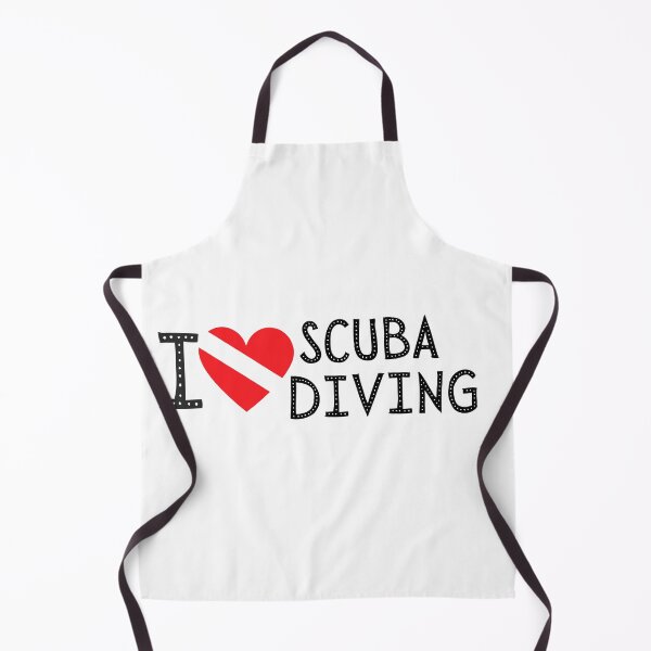Item preview, I LOVE Scuba Diving Flag designed and sold by Nostraw.