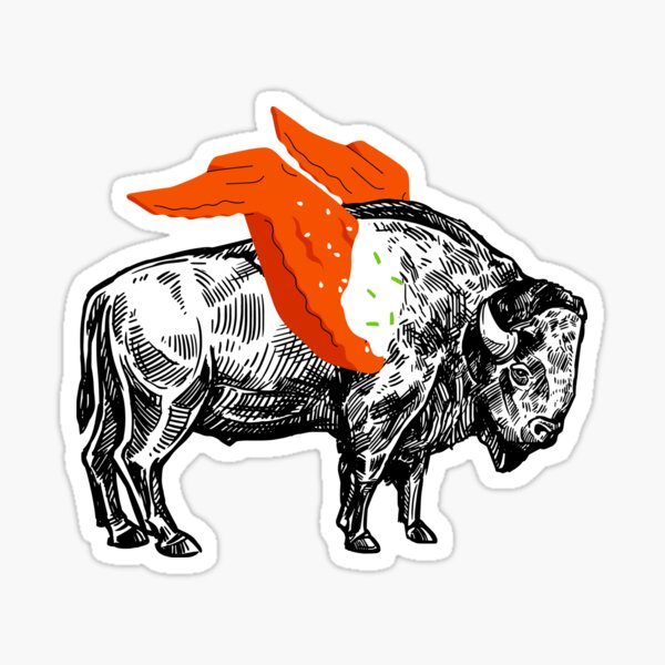 Item preview, Buffalo Wings designed and sold by BuckWildDesigns.