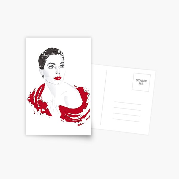 Aperçu de l'œuvre Ava en rouge créée et vendue par AleMogolloArt.