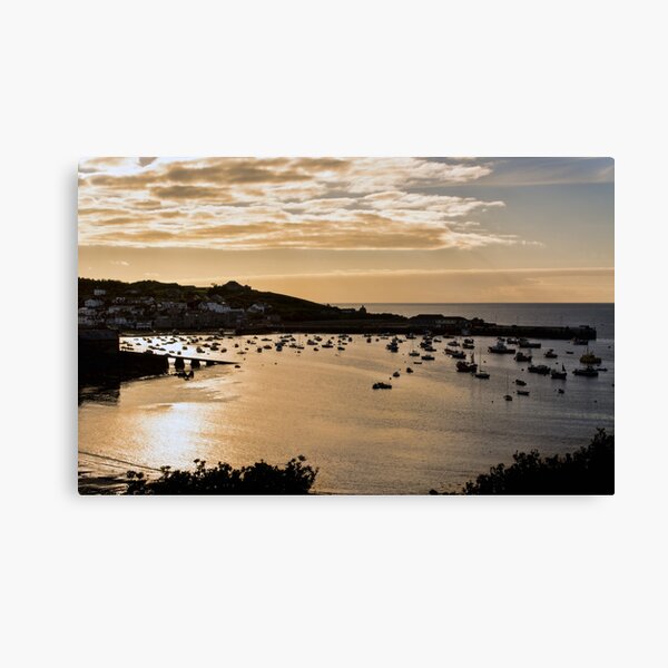 Town Beach Sunset, Hugh Town, St Mary's, Isles of Scilly. Canvas Print