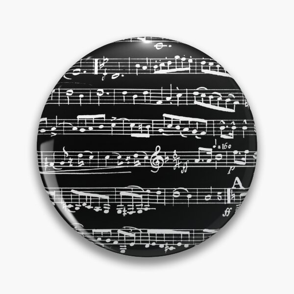 Item preview, Black Sheet Music Notes Pattern - Musical Notation designed and sold by inspirationzgal.