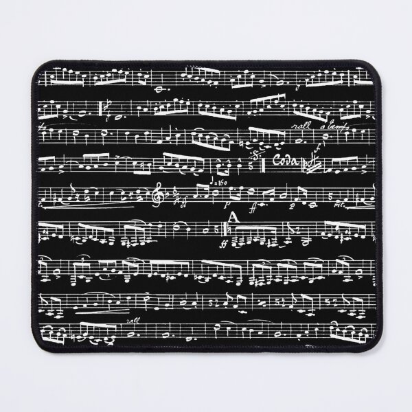 Item preview, Black Sheet Music Notes Pattern - Musical Notation designed and sold by inspirationzgal.