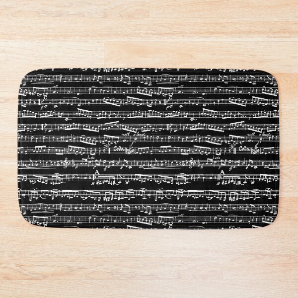 Item preview, Black Sheet Music Notes Pattern - Musical Notation designed and sold by inspirationzgal.