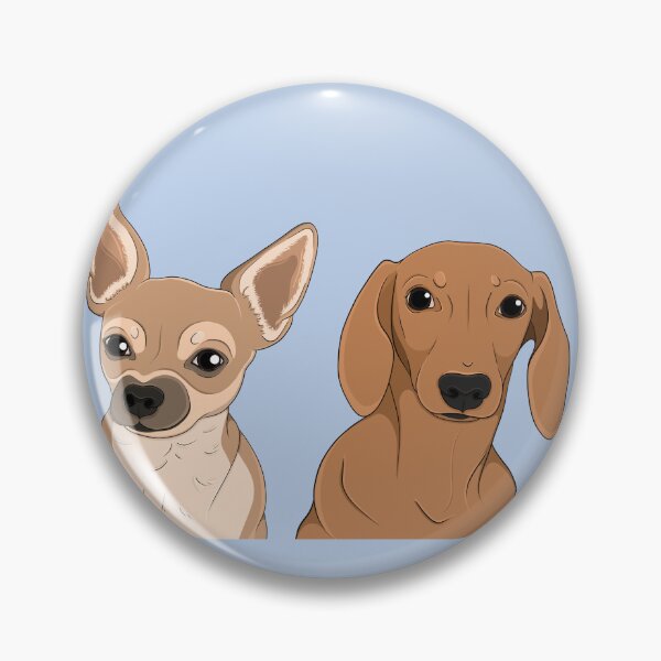 Item preview, Cute Red Dachshund -  Chihuahua  sausage dog, orange dog, miniature sausage dog designed and sold by SoohieArt.