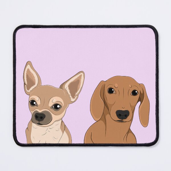 Item preview, Cute Red Dachshund -  Chihuahua  sausage dog, orange dog, miniature sausage dog designed and sold by SoohieArt.