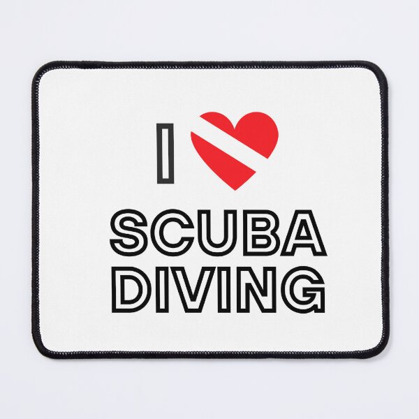 Item preview, I LOVE Scuba Diving Heart Flag designed and sold by Nostraw.
