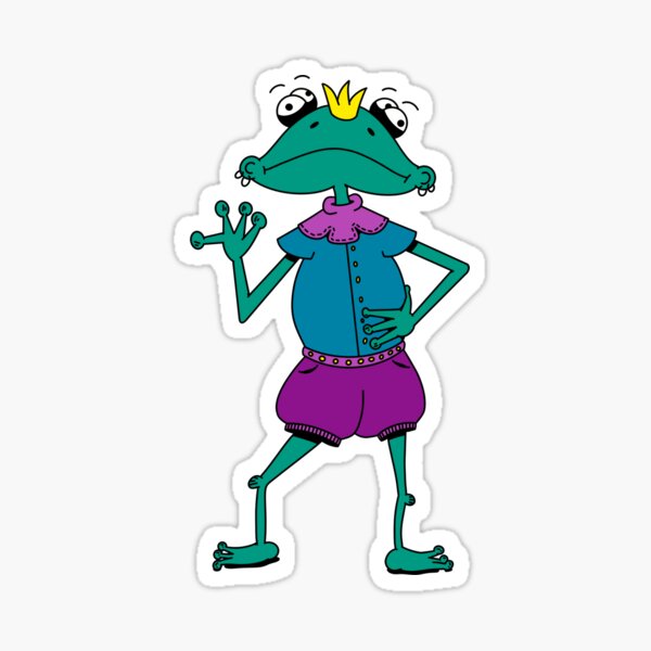 Prince Grenouille Sticker