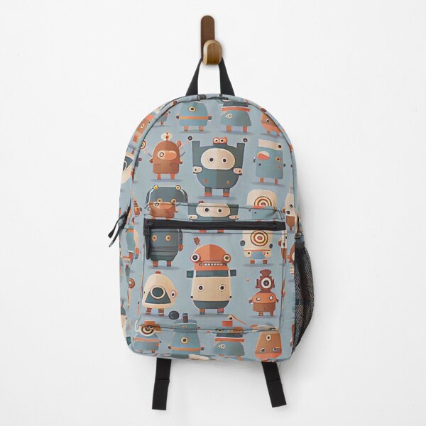 Item preview, Cute Robots Pattern designed and sold by CutePatternsRB.