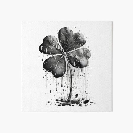 4 Leaf Clover Drawing {4 Easy Steps}! - The Graphics Fairy