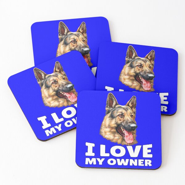 Item preview, German Shepherd Dog Owner I Love My Owner designed and sold by fantasticdesign.