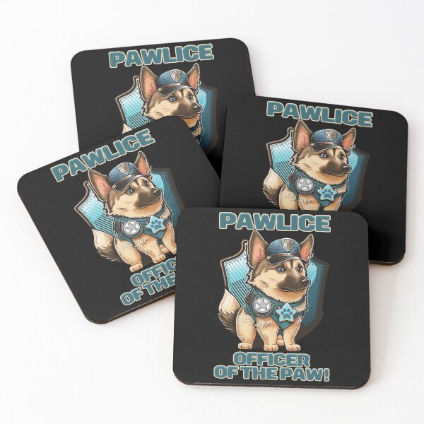 Item preview, Pawlice Officer of the Paw - Police K9 Dog designed and sold by RailoImage.