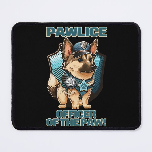 Item preview, Pawlice Officer of the Paw - Police K9 Dog designed and sold by RailoImage.