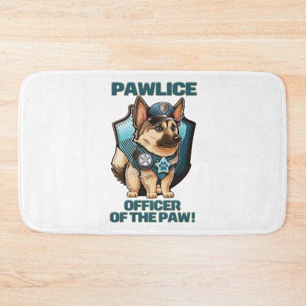 Item preview, Pawlice Officer of the Paw - Police K9 Dog designed and sold by RailoImage.