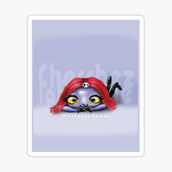 Chibi Cherchez la femme Sticker