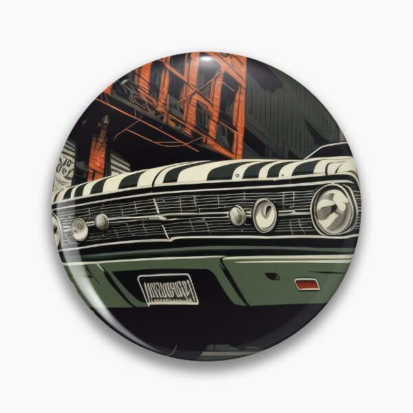 Item preview, Car Racing Vintage Classic Cool Muscle Car Old Car Piston Vehicle Antique Cars Retro Art Style designed and sold by ultra-cool.