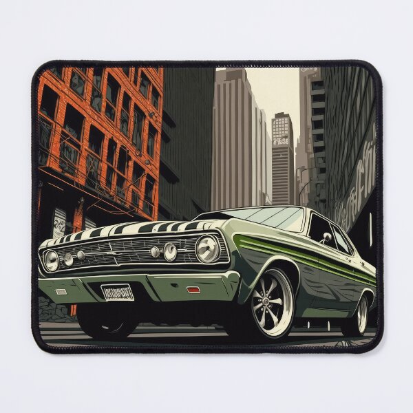 Item preview, Car Racing Vintage Classic Cool Muscle Car Old Car Piston Vehicle Antique Cars Retro Art Style designed and sold by ultra-cool.