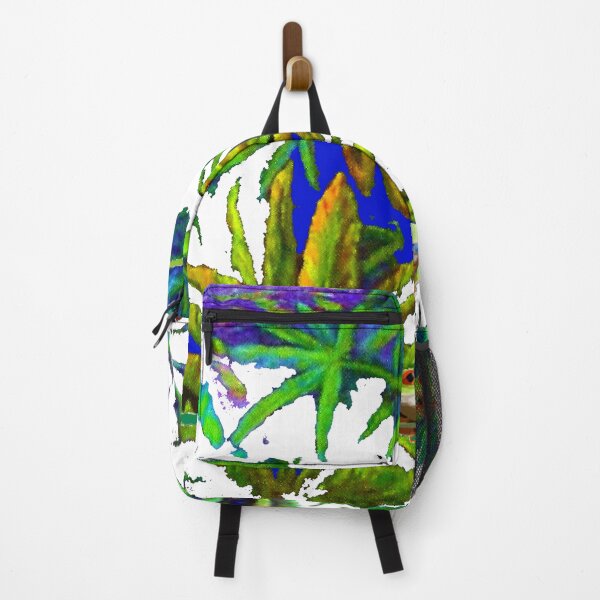 Item preview, ABSTRACTED JUNGLE TREE FROGS WHITE ART designed and sold by sharlesart.