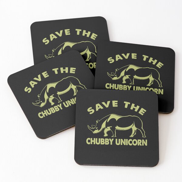 Item preview, Save The Chubby Unicorn designed and sold by TeaAndPrints.