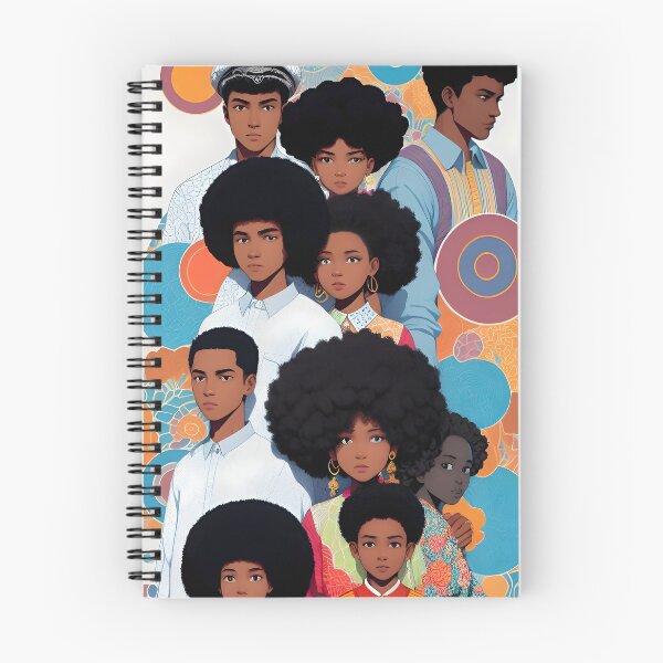 Item preview, Seventies-style Afro family designed and sold by MamaO1.