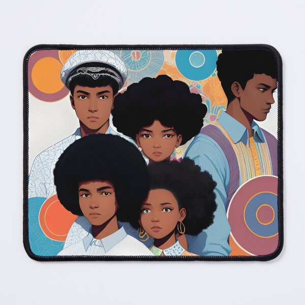 Item preview, Seventies-style Afro family designed and sold by MamaO1.
