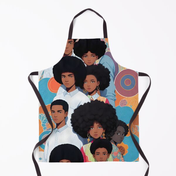 Item preview, Seventies-style Afro family designed and sold by MamaO1.